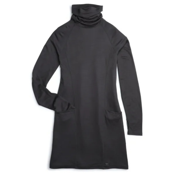 EMS Eastern Mountain Sports TechGo Wool Traveler Dress Packable Thumbholes NEW - Picture 1 of 9